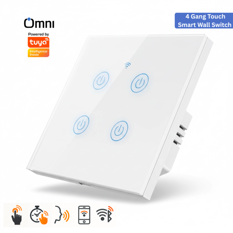 4 Gang WiFi Touch Smart Switch