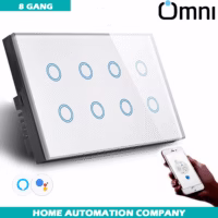 8 gang smart touch switch