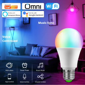 Smart RGB Bulb - WIFI Application and Voice Control