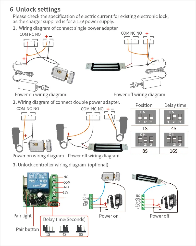 connecting electric lock to smart door bell