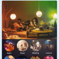 multiple scene option for smart lightning