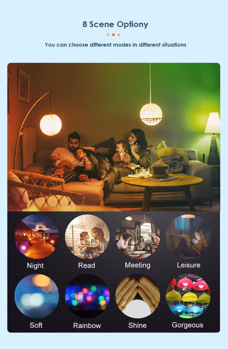 multiple scene option for smart lightning
