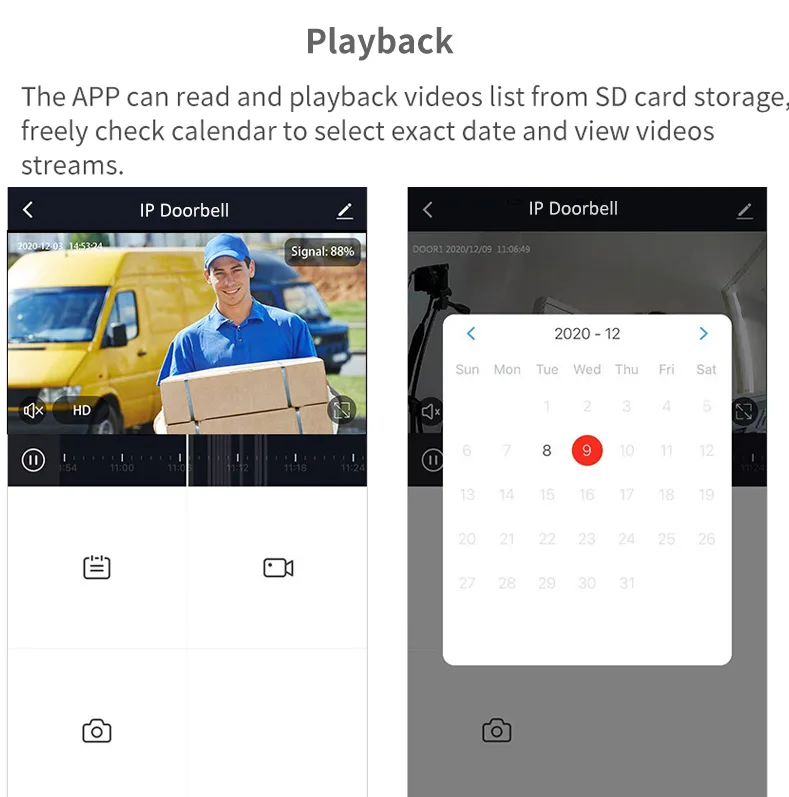 remote playback video intercom