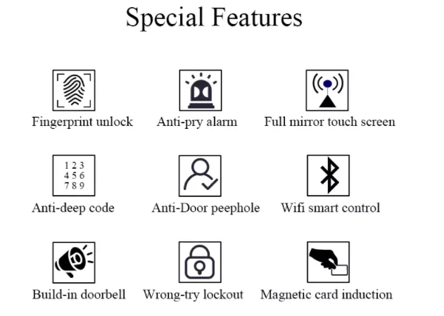 magnetic door lock funtions