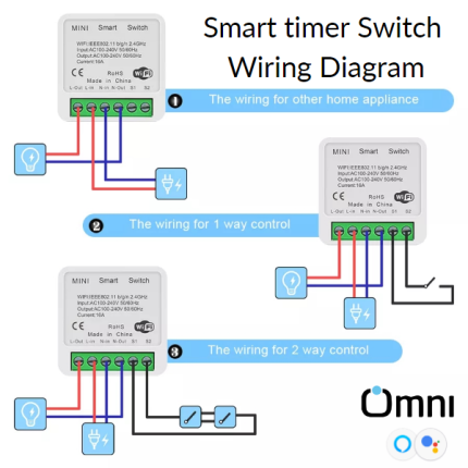 Smart timer Switch Wiring Diagram