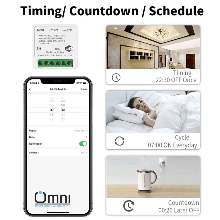 timer motor switch