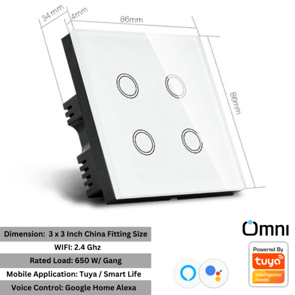 smart switch size in Pakistan