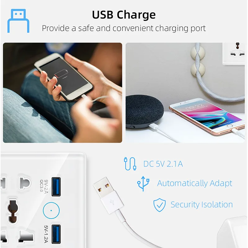 multi smart wifi control socket