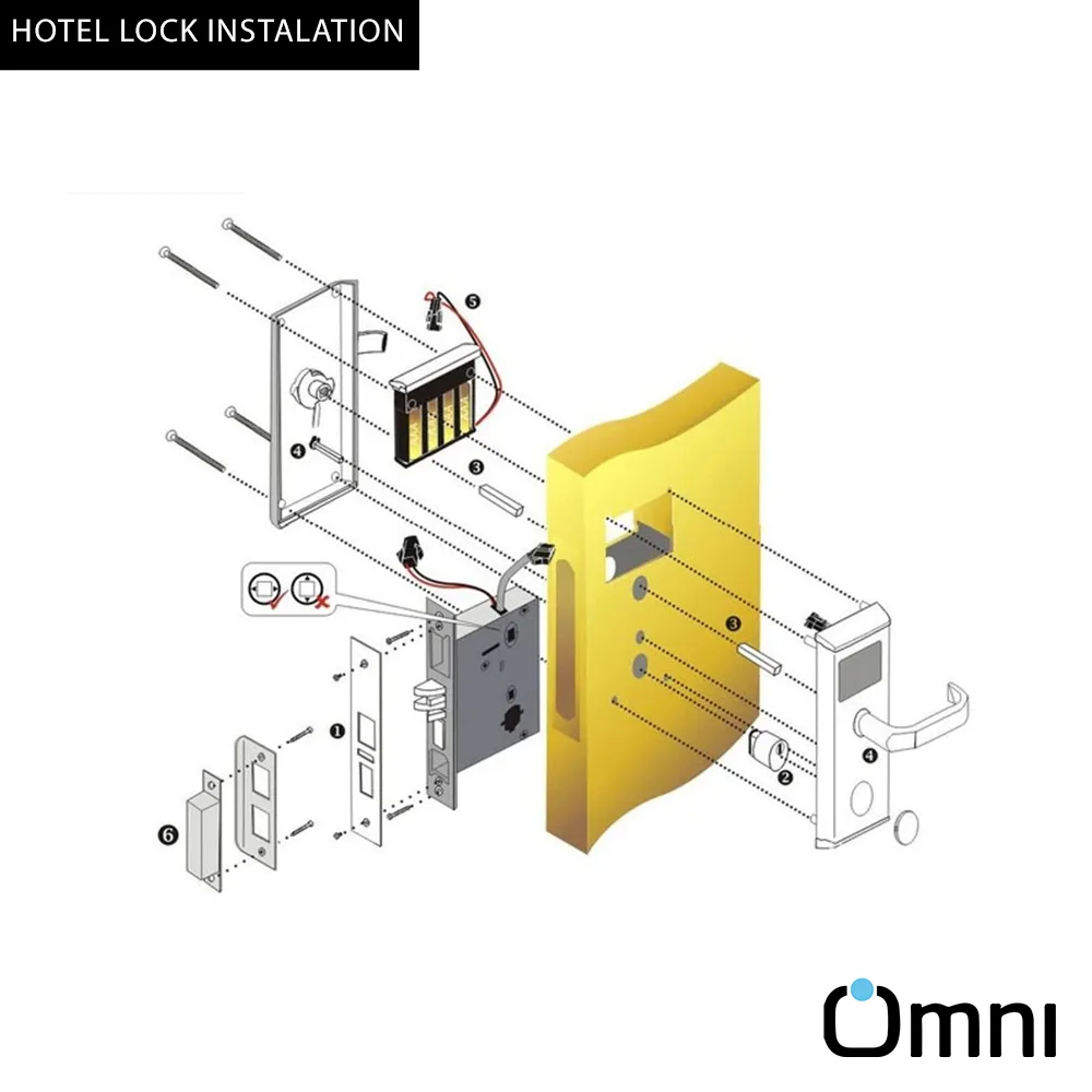 rfid hotel door lock system