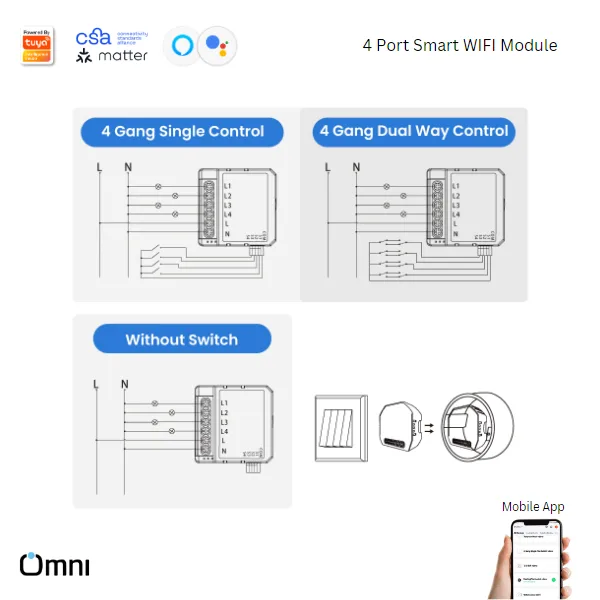tuya WIFI module wiring diagram