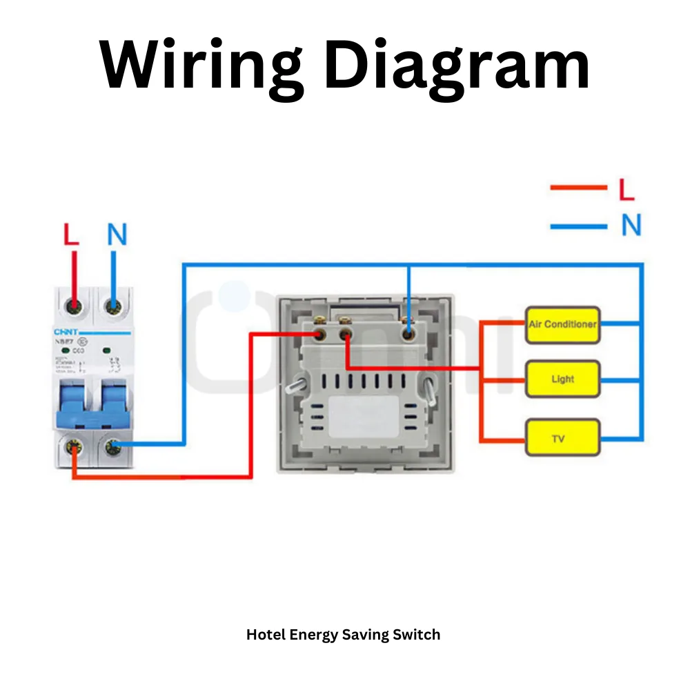 Hotel Key Card Switch - RFID Energy Saving Power Controller (Mifare) 4 wiring diagram for hotel card switch