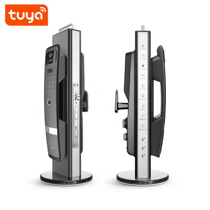 3D view of camera door lock for home