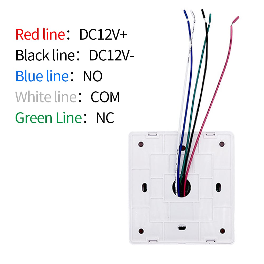 Exit button for smart door locks