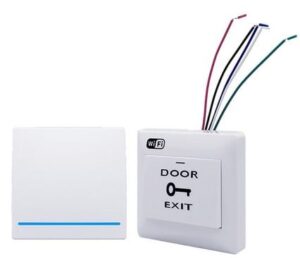Wifi door lock button
