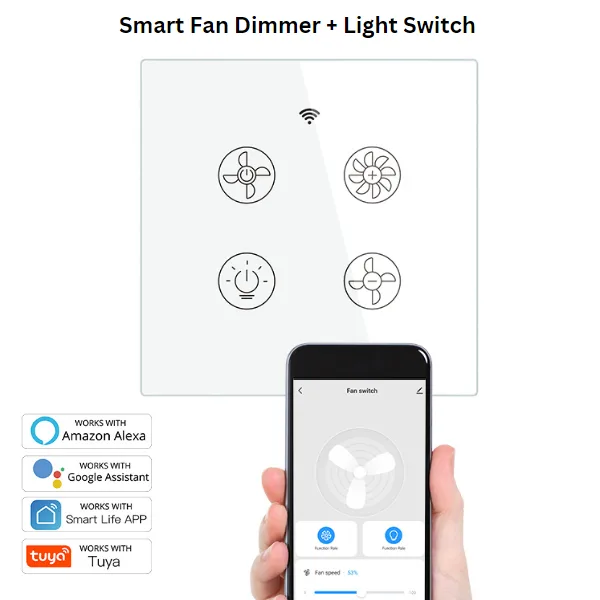 Fan Dimmer + Light Switch