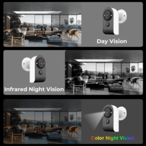 night vision wireless cctv camera with battery