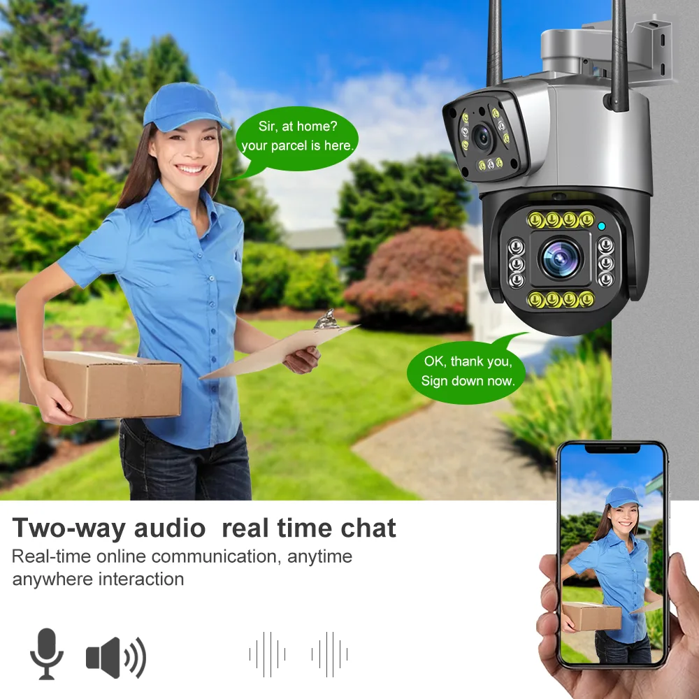 two way audio wireless camera