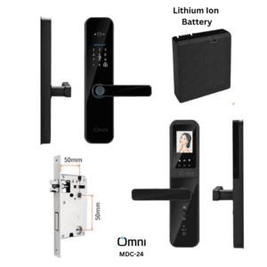 automatic door lock system with camera for home