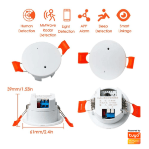 smart tuya smart life sensor for motion and light