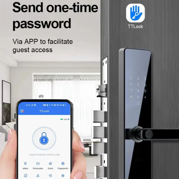 generate one time lock password for your guest