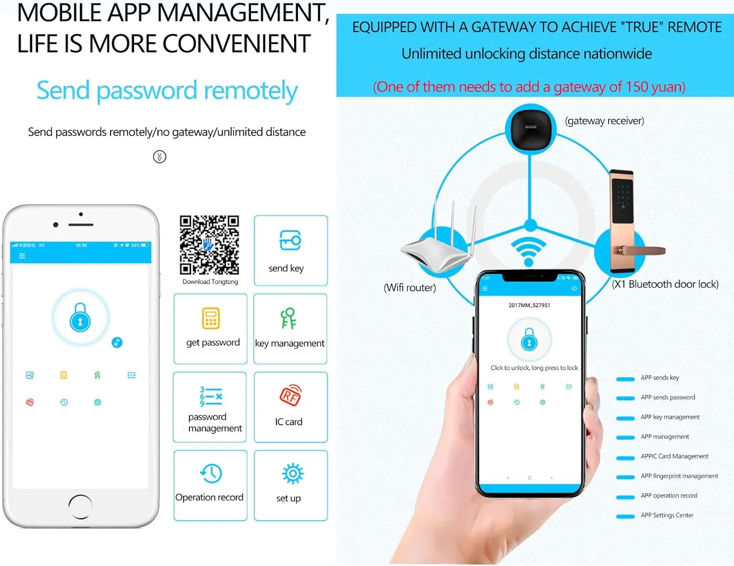 ttlock app options