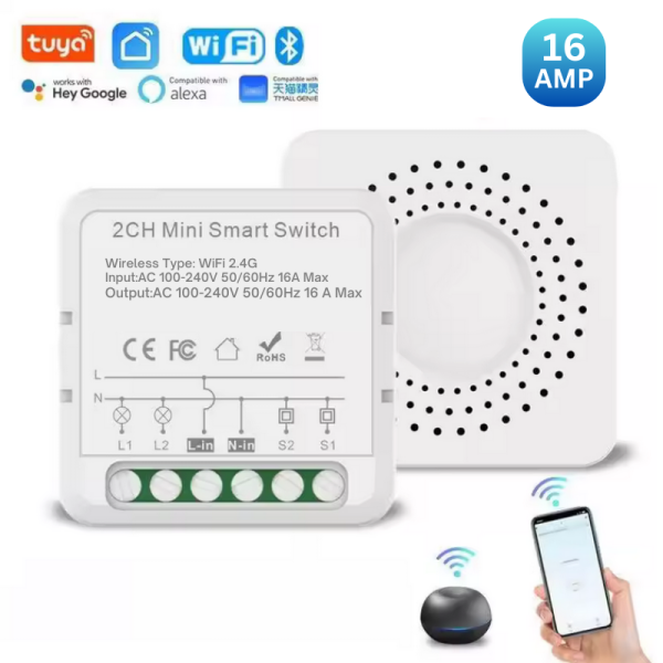 2 ch mini smart switch