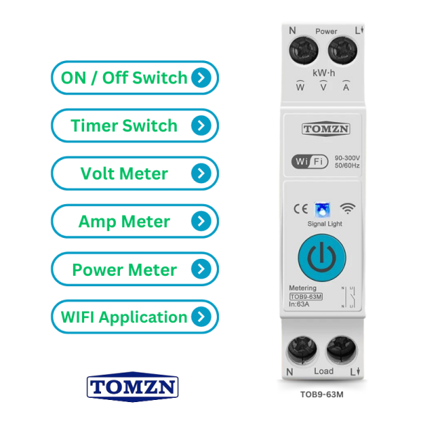 mini smart breaker tomzn brand with official distributor in Lahore