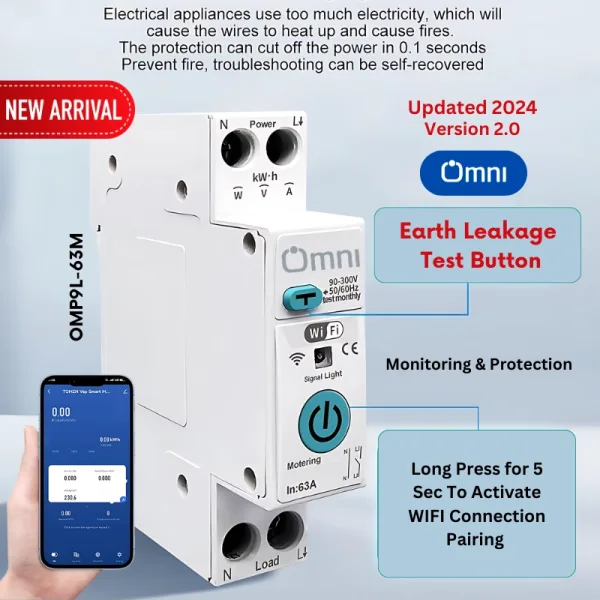 smart Earth leakage circuit breaker