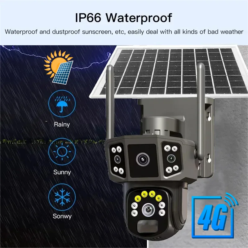 4G Solar CCTV Security Camera