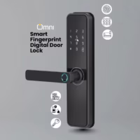 Digital door lock with card