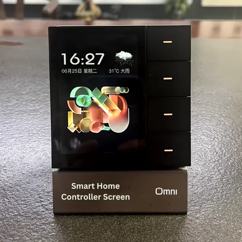 4 Gang + Touch Screen Home Controller 1 Smart Home Controller Screen