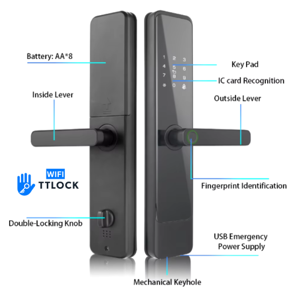 passcode door handle specifications in Pakistan