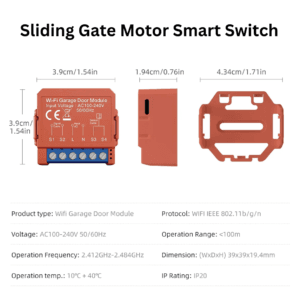 sliding gate motor smart switch