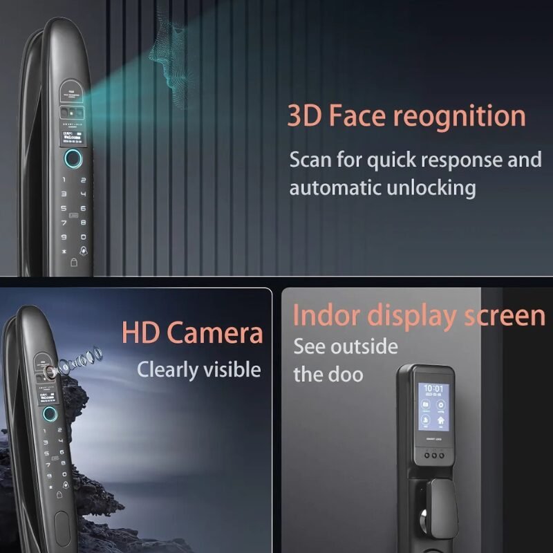 digital door lock with camera