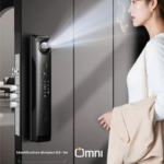 Smart door lock featuring built-in HD camera, biometric access, and video intercom for secure remote entry in Pakistani homes