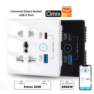 universal smart socket with usb c