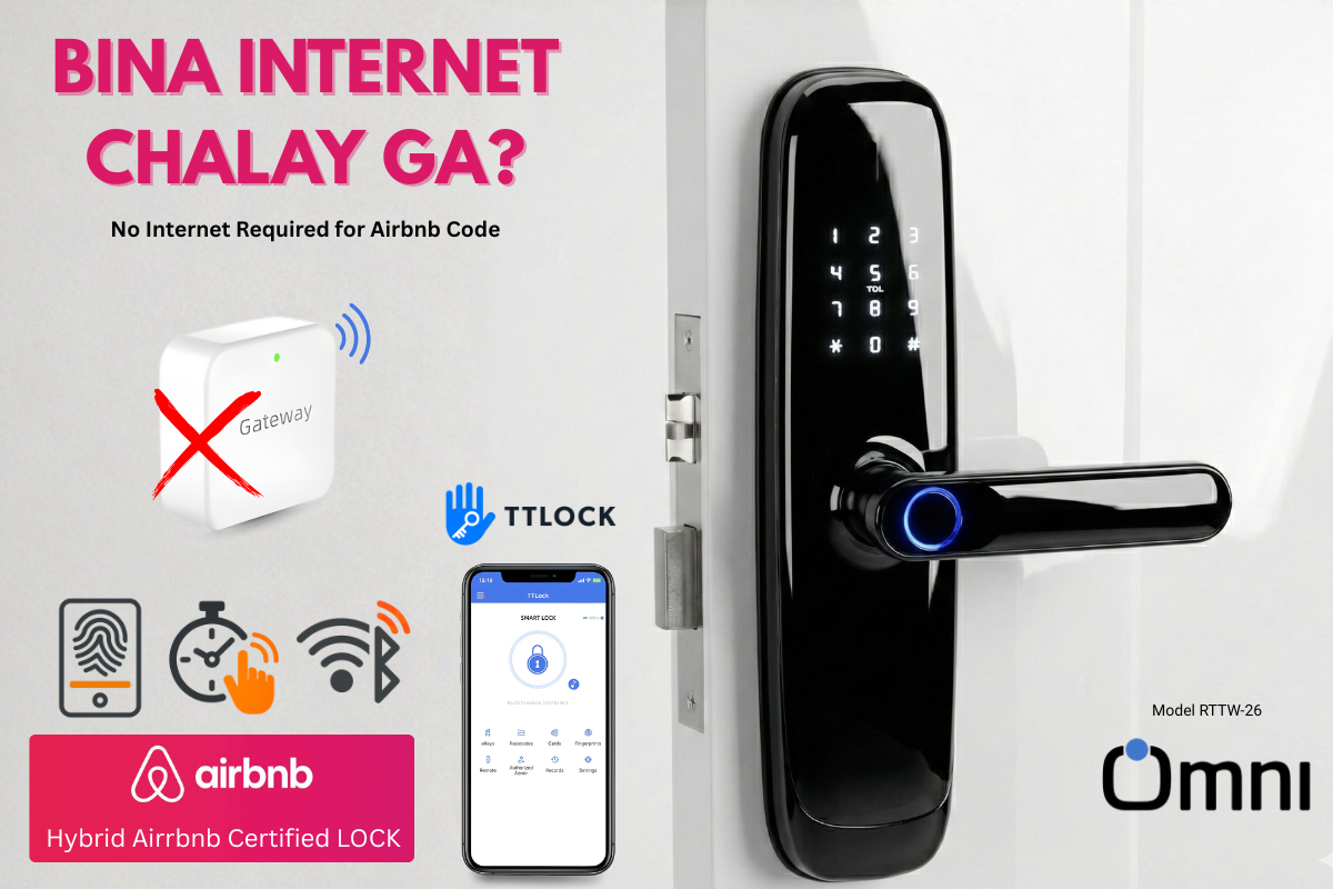 best airbnb door lock in Pakistan